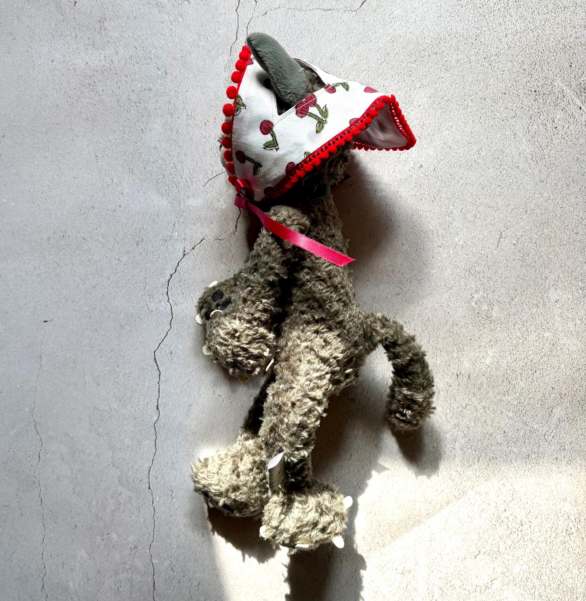 3/28、21:00〜CartOpen --シーズンバブーシュカ_さくらんぼバブーシュカ ブロックプリント | 7枚目